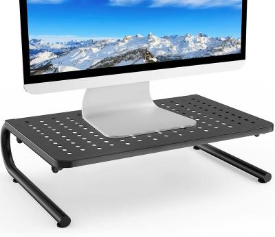 China Material: Metal Steel Vented Platform and 4 Inches Height Under Storage Monitor Stand Riser,Laptop Stand Printer Riser Desk Accessories for sale