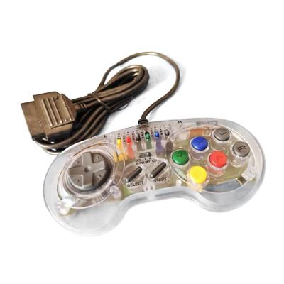 China With Latest Best Quality Transparent Joystick Wireless Controller Shell Handbreak For SFC Video Game Game Console for sale