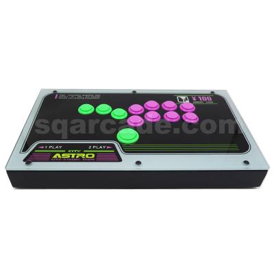 China Programmable PC Sanwa OBSF-24 Button Game Hitbox Arcade Game Joystick For Video Console Hitbox Style Fighting Stick Game Controller 30 All Buttons for sale