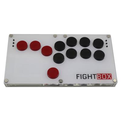 China Arcade Controller Mini Hitbox Game Cherry MX Hot-swapping Fighting Programmable Slim Stick FightBox Button Gamepad Arcade Console for PC/PS4/PS5 for sale