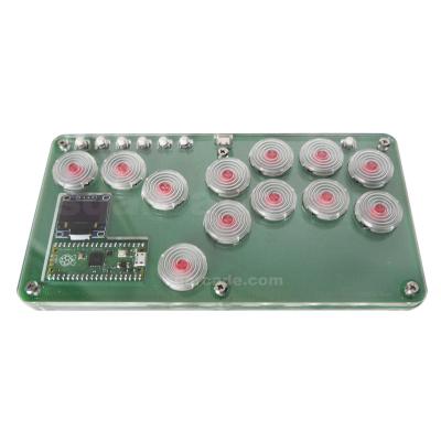 China Button Fighting Stick Game Controller For PC Programmable PC, Switch, Pi, Android, PS3 With Mini Hitbox Arcade Style Joystick Ultrathin Lightweight for sale