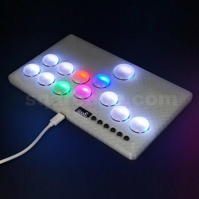 China Hitbox Custom Controller LED Hitbox Button Flatbox Controller PS3/Switch+PS4 Programmable Controller For XB360 PC/Steam for sale