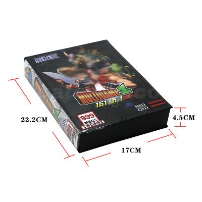 China New Black NEO GEO AES 161 in 1 V3 Multi Version SNK Games Cartridge for Retro AES Family Game Console Games Game Cartridge for sale