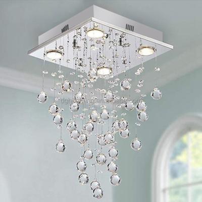 China Wholesale Luxury Living Room Modern K9 Crystal Chandelier Pendant Light for sale