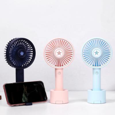 China High Quality Led Three Speed ​​Adjustment Portable Handheld Cooling Rechargeable Fan Night Lights Colorful Lights With Aroma Diffuser for sale