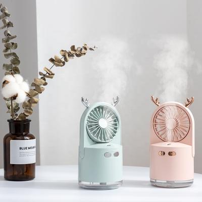 China Three Speed ​​Fit 2022 New USB Fan Cooler Cooling Portable Mini Fan 3 Speed ​​Humidifier For Desktop Cool Fans for sale