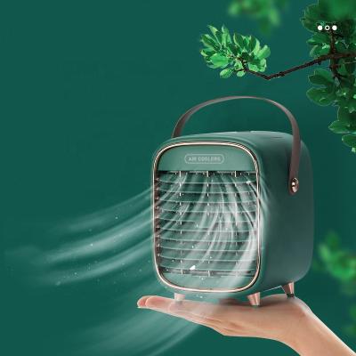 China White/Green Design 9W New USB Water Cooling Cooler Air Table USB Rechargeable Charging Fan for Personal for sale