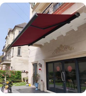 China Motorized Arm Retractable Retractable Restaurant Tent Outdoor Balcony Tent for sale