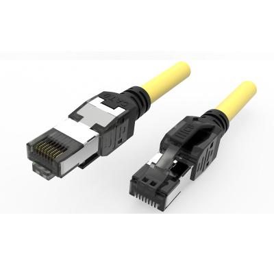 China High Quality ETL/DELTA Certified EXW Cat8 Patch 24 Pair A.W.G. C8SSTP patch cord utp cord 24AWG 4 cat5e for sale