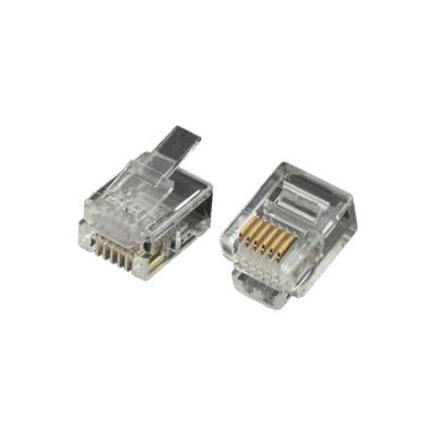 China audio & Cable Plug Connector 6P4C 4P4C 4P2C 6P2C Plug Connector 6P4C 4P4C 4P2C 6P2C Video Cable Protector rj11 4p2c for sale