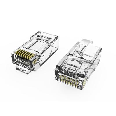 China High Quality Networking / Data Center EXW Cat6 Arched Connector RJ45 Plug Shielded for sale