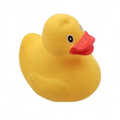 China Toy China Manufacturer Supplier Yellow Duck Squeaky Floating Bath Rubber Duck Toys For Toddlers Kids for sale