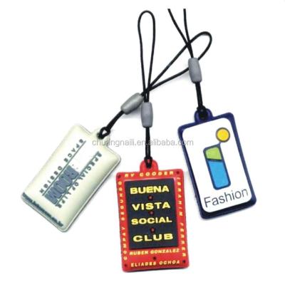 China Promotion Gifts Key Chain PVC Mobile Phone Stripper for sale