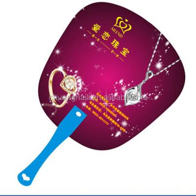 China China Promotional Plastic PP Hand Fan With Rivet for sale