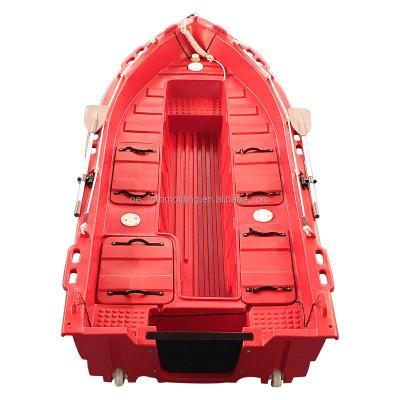 China Stable Rotomolded Boat Lifeboat Rotomolding Plastic Lifeboat With PE Foaming OEM for sale