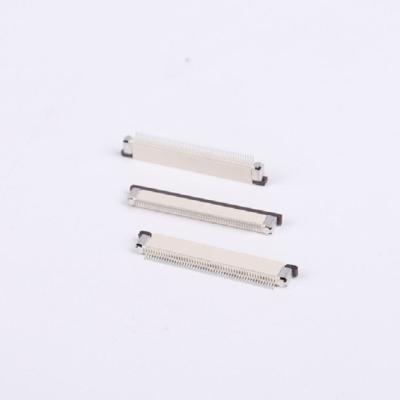 China Polyimide/polyester FPC connector cable connector PCB header smd wire to board horizontal wire connector bottom contact for sale