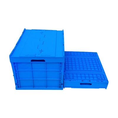 China Promotion Collapsible Collapsible Delay Baskets Fruit Vegetable Folding Plastic Crates for sale