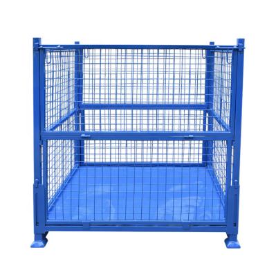 China Mild Steel Q235 Powder Coated Storage Container Feet Steel Box Pallet for sale