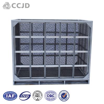 China Use Steel Mesh Pallet Galvanized Steel Fruit and Vegetable Cage for sale