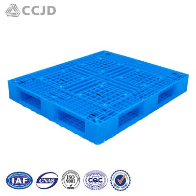 China Stackable Plastic Pallet Double Sided Steel Reinforced Pallets For Sale for sale