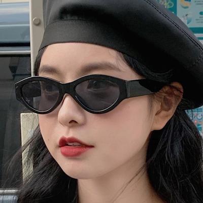 China Fashion Sunglasses 2021 Fashion trendy cat eye personality retro sunglasses women men eyewear shade vintage sun glasses wholesale custom goggles for sale