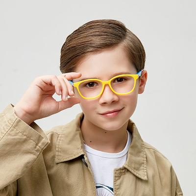 China Fashion Silicone anti blue light flexible thin light children kids optical frame myopia eyewear boys girls eyeglasses design eye glasses for sale