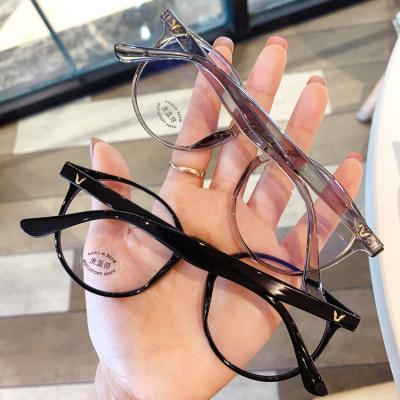 China Fashion TR transparent ladies anti blue light radiation trendy celebrity myopia optical frame women eyewear men eyeglasses eye glasses for sale