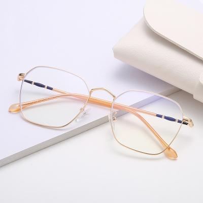 China Retro Anti blue light trendy metal students square optical frame river wholesale women eyewear men eyeglasses design eye glasses for sale