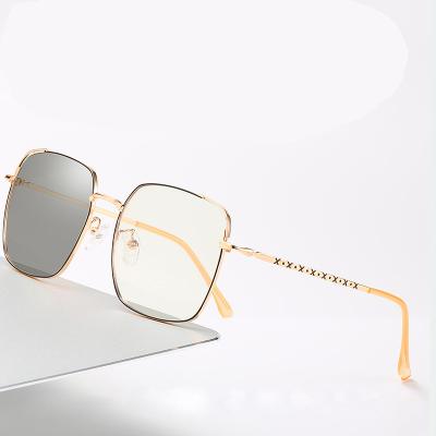 China Retro Anti blue light retro HD square metal optical frame river wholesale myopia women eyewear men eyeglasses design eye glasses for sale