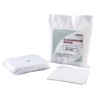 China High Quality Low Dust Content Microfiber Eco - Friendly Clean Room Mopping Cloth For Cleanroom Cleaning for sale