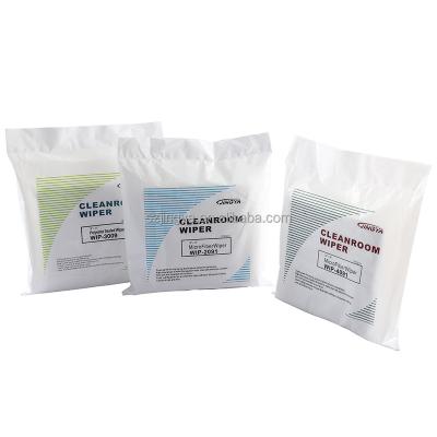 China Industrial Electronic Workshop Cloth Microfiber Dust Cloths Esd Cleanroom Wiper for sale