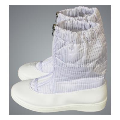 China PVC Custom Made Unisex Anti-Static Long Boots Sole Anti-Static Shoes Anti-Static For Cleanroom for sale