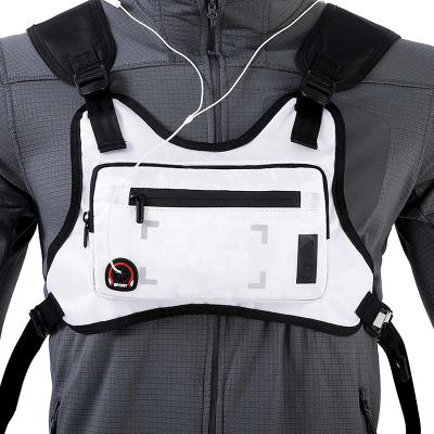 China Multi-Function Custom Bag Vest Backpack Mobile Phone Running Light Walking Recycling Cross Trunk And Accessories Holder - Body Vest Pack for sale