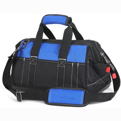 China Portable Multifuction Tool Bags Tool Bag Organizer with Wide Mouth Tote Bag Waterproof Tool for Construction Carpentry Home Gardening Electrician for sale