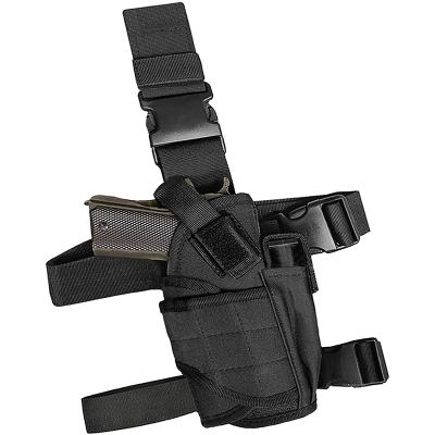 China Durable Custom Tactical Gun Holster Thigh Holster Straight Adjustable Leg Drop Gun Bag for sale