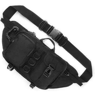 China Waterproof Tactical Sling Bag For Men Heavy Duty Nylon Waist Pack Also Use As Fanny Pack Waist Bag Cross - Body Or Chest Bag For Outdoor for sale