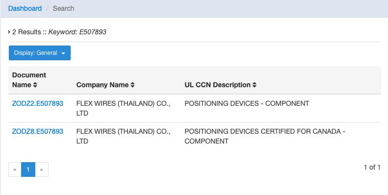 UL - 3f Electronics Industry Corp.