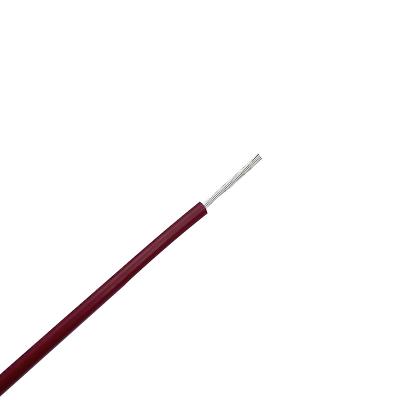 China UL3266 AWG16 26/0.254 Internal Wire Tinned Conductor Red Color Soft Copper Electrical Wire for sale