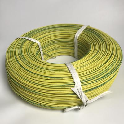 China 1 Yellow / Green Overhead UL3173 Double Color 18AWG XLPE Conductor Wire Copper Factory for sale