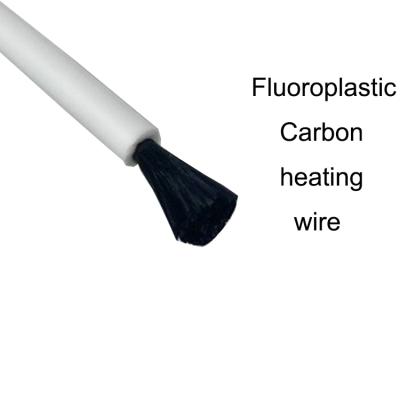 China Floor Heating Heating Cable System Silicone Carbon Fiber Heater Rubber Insulated Heating Wire for sale