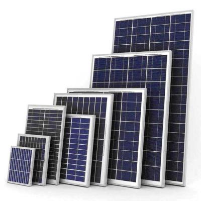 China 50w solar system 100w 150w 100wh storage battery hybrid solar system 200w 500w 125mmx125mm for sale