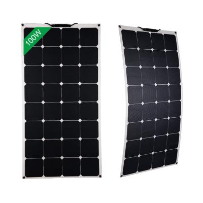 China Custom High Quality Camping Boat Vehilce Battery Charging Wholesale Ransu Solar Panels Panel System For Home Solarpanel Sunpower Panel for sale