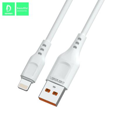 China Universal Most Selling Products Mobile Phone Data Cable Black And White Portable 2.1A Fast Charging Mic Usb 2M Cable for sale