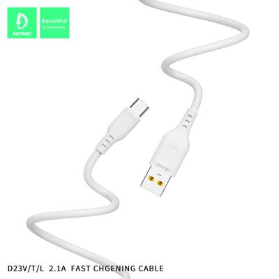 China Universal Most Selling Products Portable 2.1A 2M Mobile Phones Data Cable Black And White Fast Charging Micro Usb Cable for sale