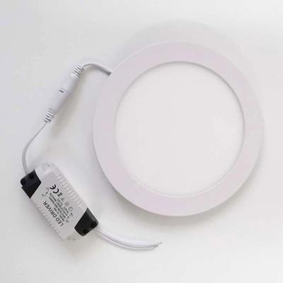 China Residential Porcelain Die Aluminum Housing 6w SMD2835 Led Slim Panel Light for sale