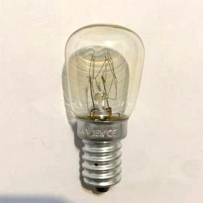 China Traditional aluminum clear frosted C35 G40 candle globe bulb glass incandescent fridge bulb ST26 S23 for sale