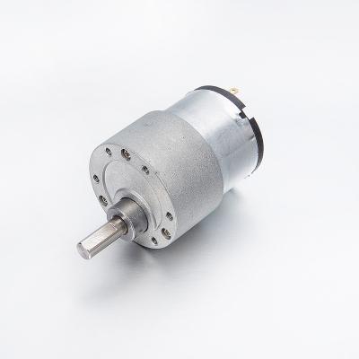 China 12v 24v 5rpm 10rpm 20rpm 30rpm 40 rpm 60rpm Gear Reduction Motor Totally Enclosed Motors With Gearbox for sale