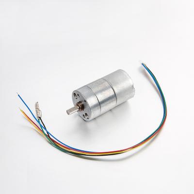 China High quality totally enclosed 25mm 2kg 6v 12v gearbox dc low speed reducer geared brushless motor for electric valve for sale