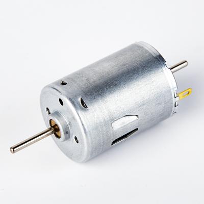 China Totally Enclosed Dual - Shaft 36mm Diaeter DC 6v 12v 24v 4000rpm 6000rpm RS 545 Micro Carbon Brush Motor For Pump for sale