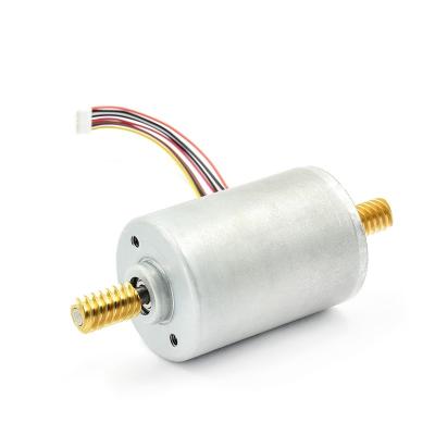 China New Product Totally Enclosed BL3630 3640 3650 3657 12V 24V High Torque Integrated Driver Mirco Brushless Motor with Double Shaft and Worm Gear for sale